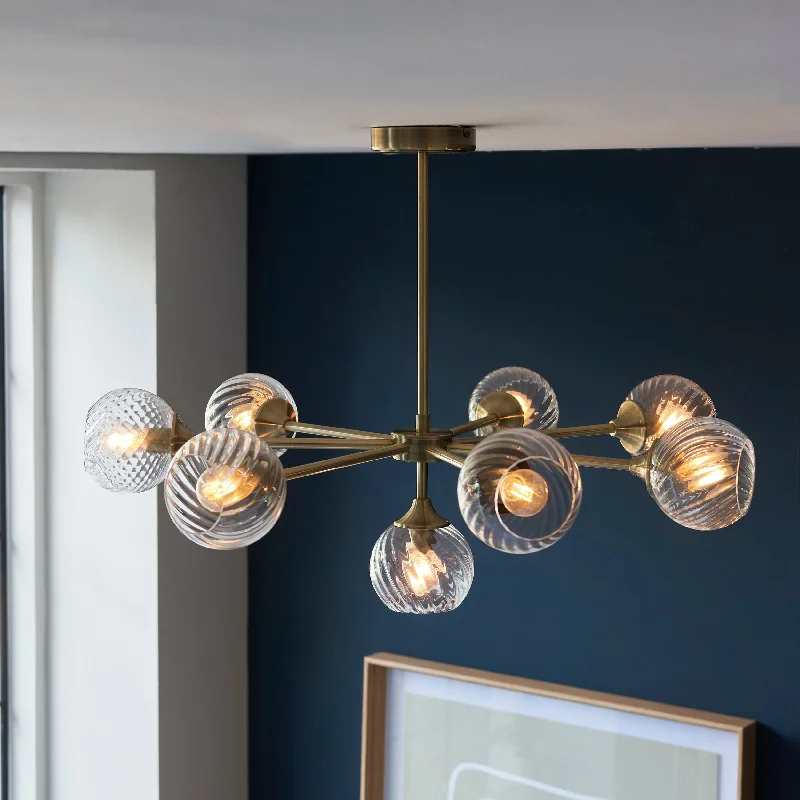 Ceiling - Mounted Chandeliers for Standard CeilingsCeiling - Mounted Chandeliers for Standard CeilingsEndon Allegra 8lt Chandelier Antique Brass Ceiling - Mounted Chandeliers for Standard CeilingsCeiling - Mounted Chandeliers for Standard CeilingsEndon Allegra 8lt Chandelier Antique Brass