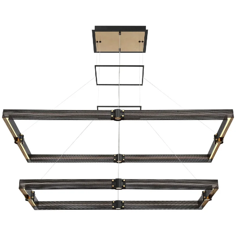 Chandeliers with Candle - Style Bulbs for a Classic AestheticChandeliers with Candle - Style Bulbs for a Classic AestheticEurofase Admiral 2-Tier Rectangular LED Chandelier Chandeliers with Candle - Style Bulbs for a Classic AestheticChandeliers with Candle - Style Bulbs for a Classic AestheticEurofase Admiral 2-Tier Rectangular LED Chandelier