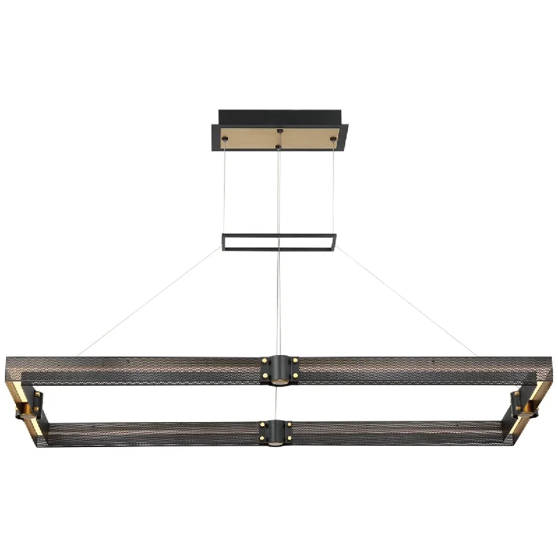Minimalist Chandeliers for Sleek and Simple InteriorsMinimalist Chandeliers for Sleek and Simple InteriorsEurofase Admiral Rectangular LED Chandelier