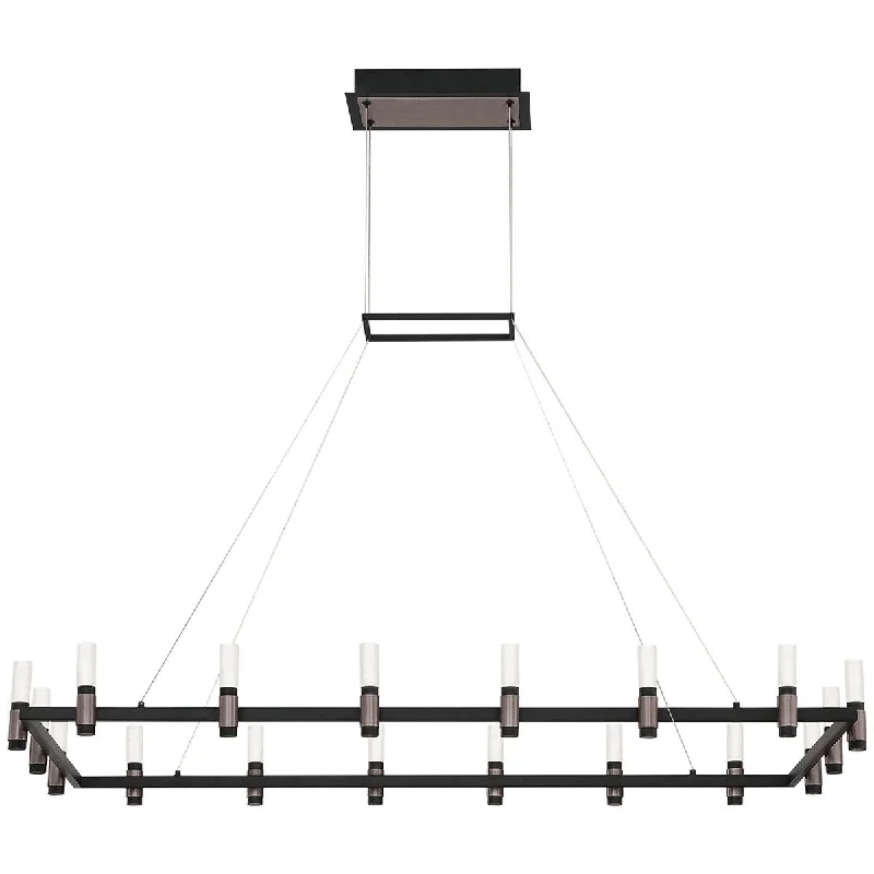 Chandeliers with Metal Frames in Black FinishChandeliers with Metal Frames in Black FinishEurofase Altamont 52-Inch Rectangular Chandelier Chandeliers with Metal Frames in Black FinishChandeliers with Metal Frames in Black FinishEurofase Altamont 52-Inch Rectangular Chandelier