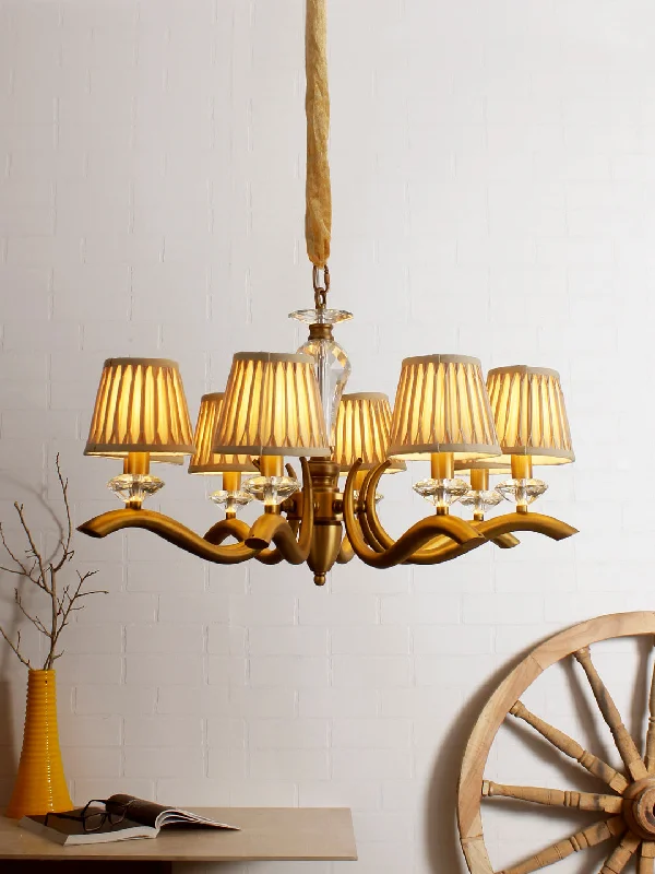 Bohemian - Style Beaded Chandeliers for Eclectic DecorBohemian - Style Beaded Chandeliers for Eclectic DecorFabel 8-Lamp Chandelier