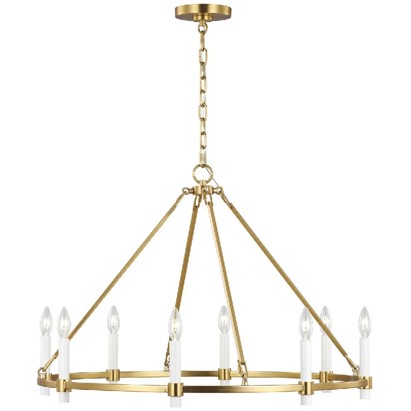 Chandeliers with Clear Crystal for a Sparkling EffectChandeliers with Clear Crystal for a Sparkling EffectFeiss Marston 8-Light Large Chandelier