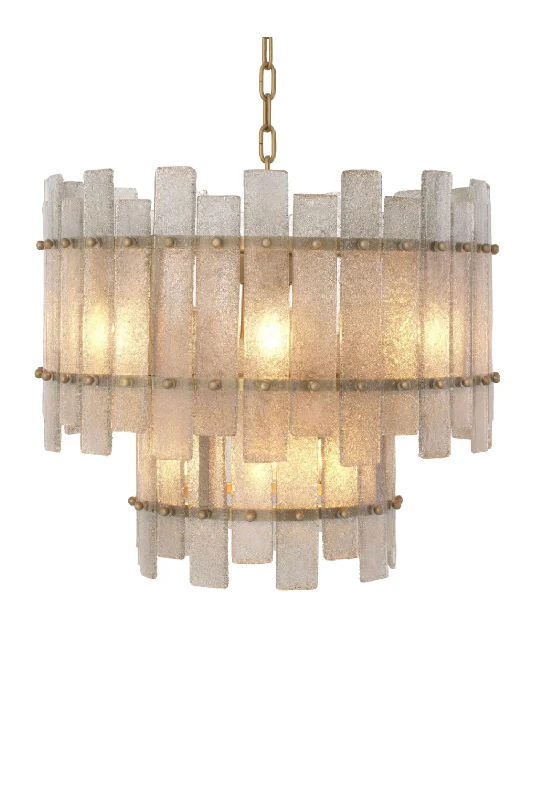 Incandescent Chandeliers for a Warm and Traditional GlowIncandescent Chandeliers for a Warm and Traditional GlowFrosted Hand-Blown Glass Chandelier | Eichholtz Caprera