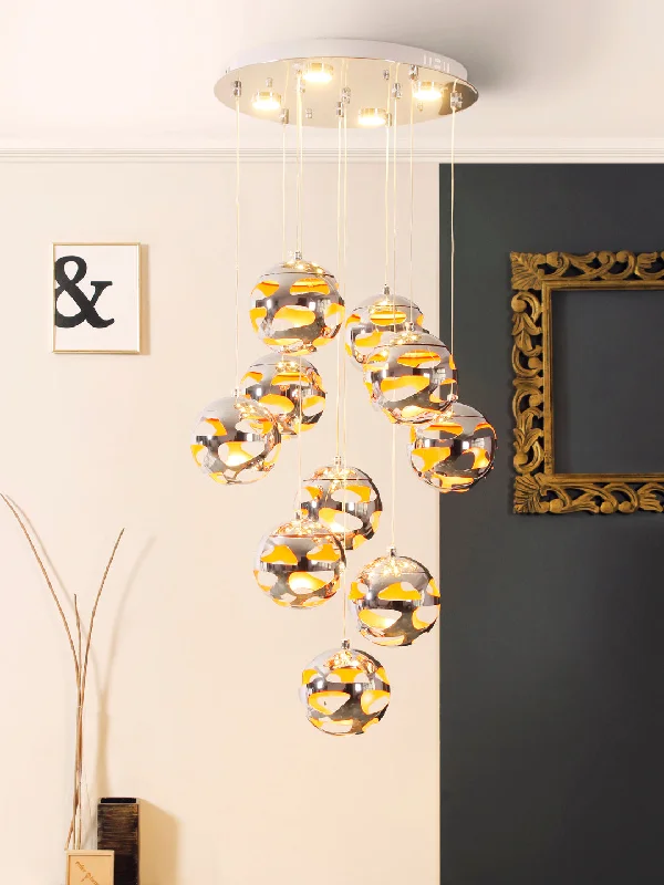 Art Deco Chandeliers for a Retro - Glam LookArt Deco Chandeliers for a Retro - Glam LookHivy LED 10-Light Cluster Chandelier