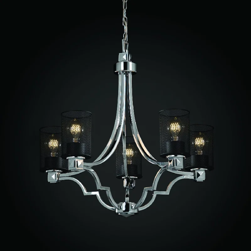 Chandeliers with Adjustable Height for Custom InstallationChandeliers with Adjustable Height for Custom InstallationJustice Designs Wire Mesh MSH-8500-10-CROM Chandelier Light - Polished Chrome Chandeliers with Adjustable Height for Custom InstallationChandeliers with Adjustable Height for Custom InstallationJustice Designs Wire Mesh MSH-8500-10-CROM Chandelier Light - Polished Chrome
