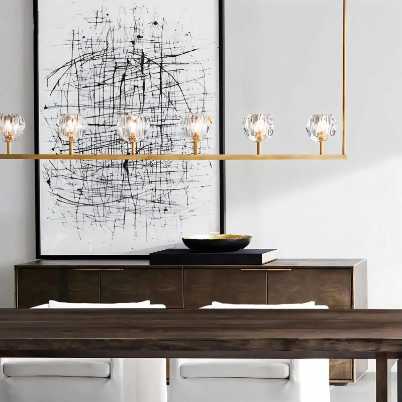 Mid - Century Modern Chandeliers for Vintage AppealMid - Century Modern Chandeliers for Vintage AppealKurst 6 Linear Glass Chandelier