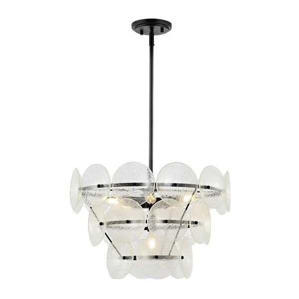 Chandeliers with Frosted Glass for a Softer Light DiffusionChandeliers with Frosted Glass for a Softer Light DiffusionLANDRETH CHANDELIER Chandeliers with Frosted Glass for a Softer Light DiffusionChandeliers with Frosted Glass for a Softer Light DiffusionLANDRETH CHANDELIER