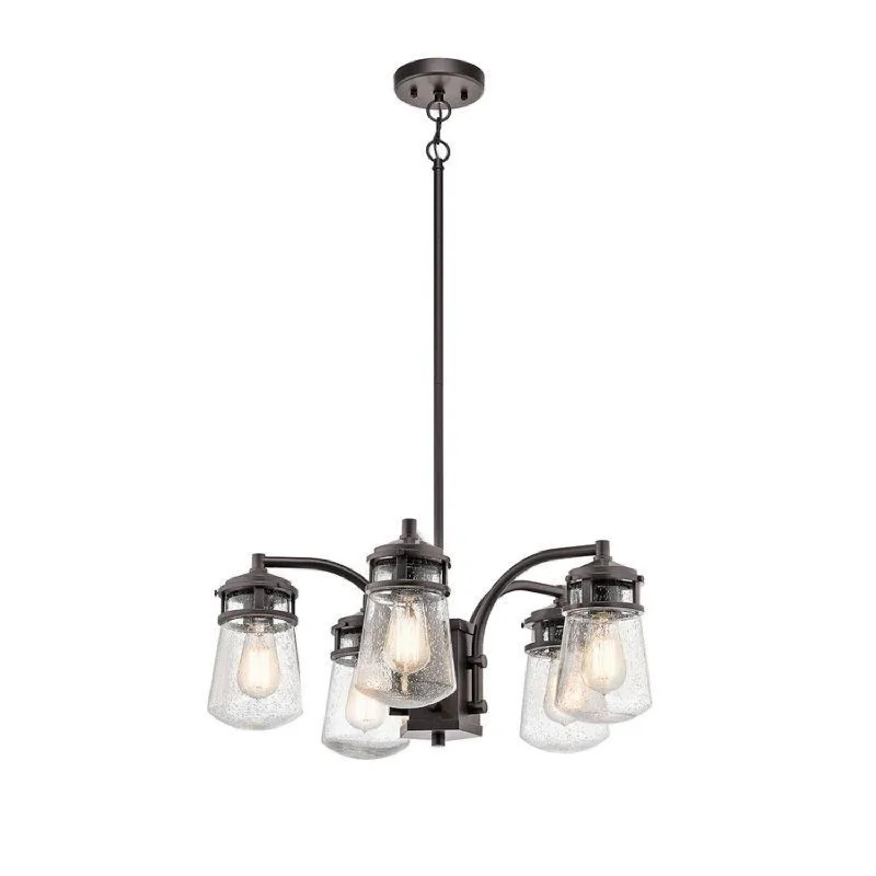 Mid - Century Modern Chandeliers for Vintage AppealMid - Century Modern Chandeliers for Vintage AppealLyndon 5Lt Outdoor Chandelier E27 in Architectural Bronze Elstead Lighting - ELS.KL-LYNDON-5P-AZ