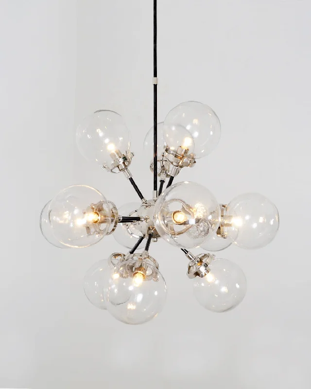 Chandeliers with Dimmable Lights for Ambiance ControlChandeliers with Dimmable Lights for Ambiance ControlModern Brass Bistro Globe Milk Glass Burst Chandelier 24"D