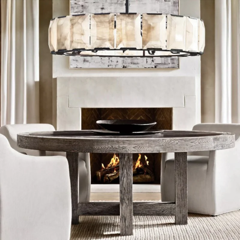 Chandeliers with Murano Glass for a High - End Artistic TouchChandeliers with Murano Glass for a High - End Artistic TouchSakhra Alabaster Linear Chandelier