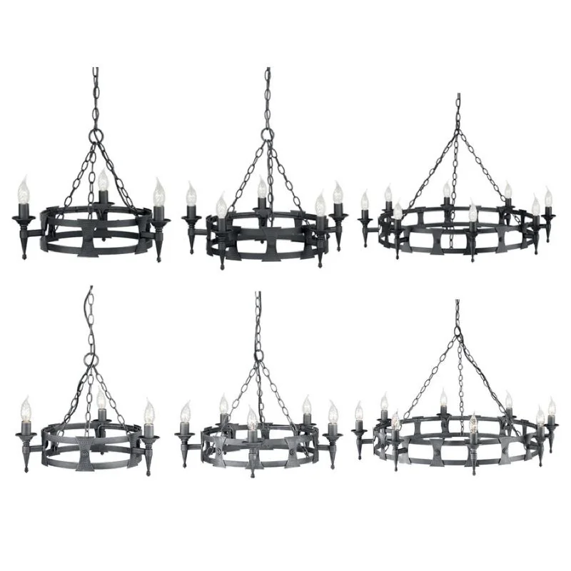 Chandeliers with Sputnik - Style Design for a Futuristic VibeChandeliers with Sputnik - Style Design for a Futuristic VibeSaxon Chandelier 3Lt/5Lt/8Lt E14 in Black, Black/Silver Elstead Lighting - ELS.SAX3, ELS.SAX5, ELS.SAX8
