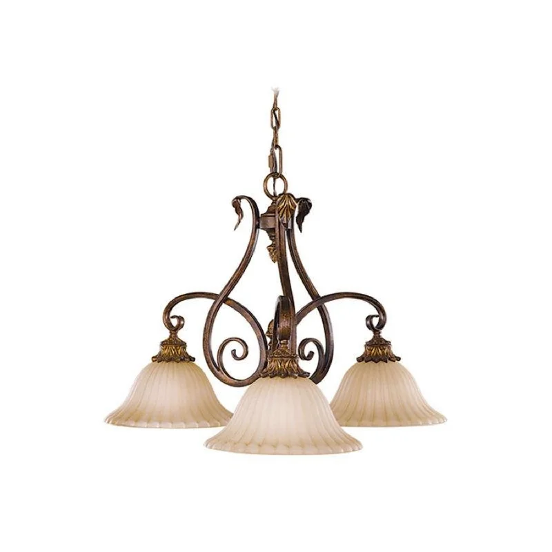 Modern Crystal Chandeliers for Contemporary HomesModern Crystal Chandeliers for Contemporary HomesSonoma Valley 3Lt Chandelier E27 in Aged Tortoise Shell Elstead Lighting - ELS.FE-SONOMAVALLEY3