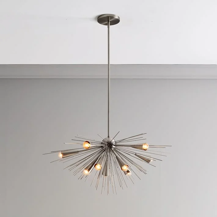 Rustic Wood Chandeliers for Country - Style HousesRustic Wood Chandeliers for Country - Style HousesHalf Urchin Modern Brass Sputnik Chandelier