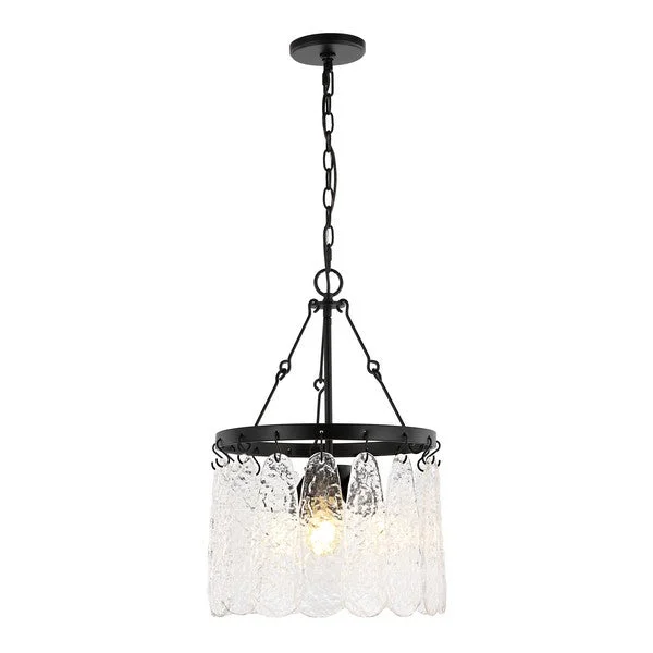 Chandeliers with Venetian Glass for a Luxurious LookChandeliers with Venetian Glass for a Luxurious LookTHRYSSA, 3 LIGHT, 15 INCH, BLACK/CLEAR, IRON/GLASS CHANDELIER Chandeliers with Venetian Glass for a Luxurious LookChandeliers with Venetian Glass for a Luxurious LookTHRYSSA, 3 LIGHT, 15 INCH, BLACK/CLEAR, IRON/GLASS CHANDELIER