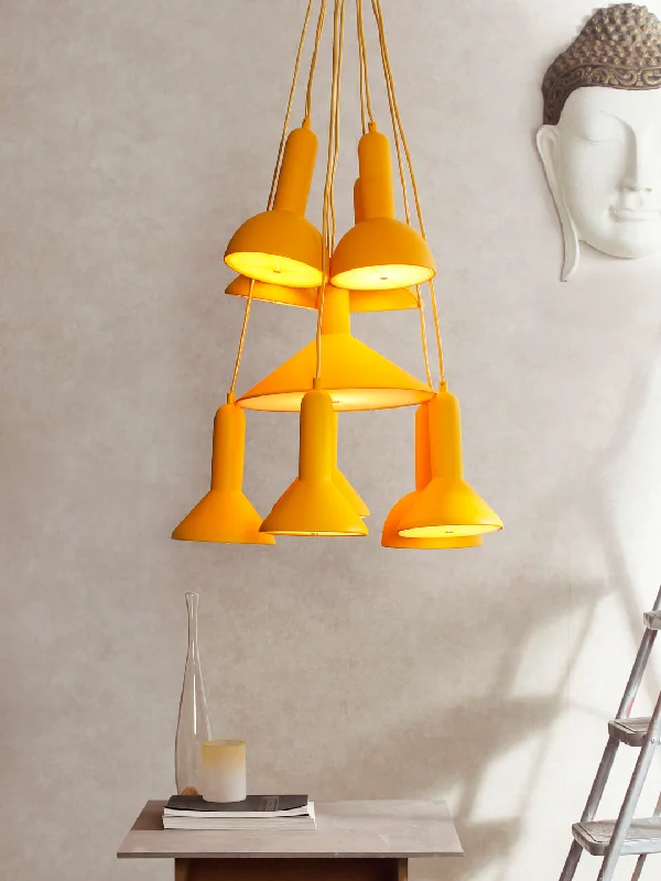 Chandeliers for Low Ceilings to Avoid OvercrowdingChandeliers for Low Ceilings to Avoid OvercrowdingYellow Cluster Chandelier