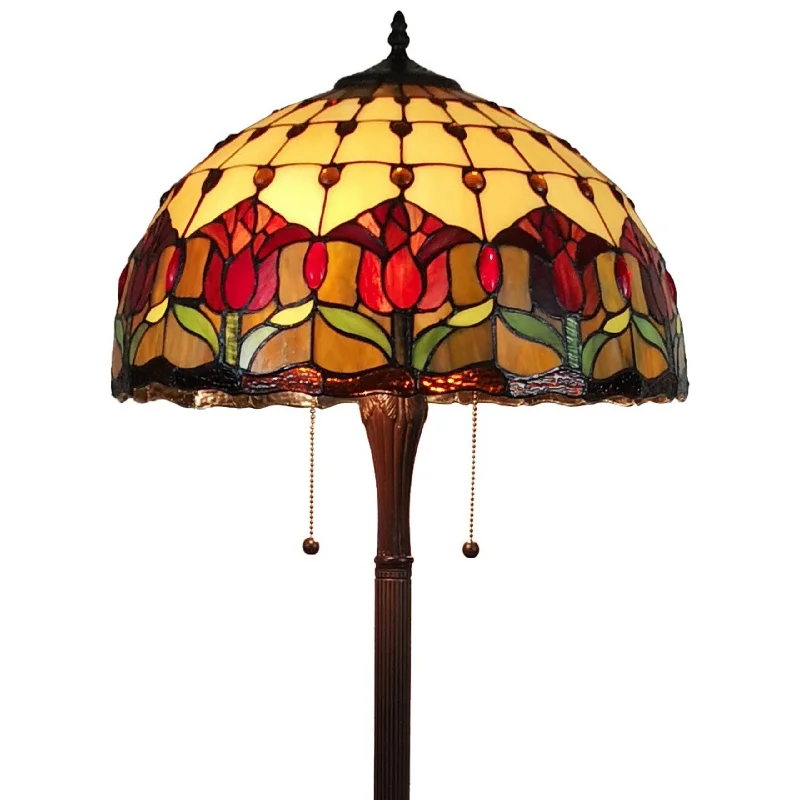 Glass Floor Lamp with Frosted Shades for Soft Diffused LightGlass Floor Lamp with Frosted Shades for Soft Diffused LightAmora Lighting AM002FL18B Tiffany Style Tulips Floor Lamp 18" Shade Glass Floor Lamp with Frosted Shades for Soft Diffused LightGlass Floor Lamp with Frosted Shades for Soft Diffused LightAmora Lighting AM002FL18B Tiffany Style Tulips Floor Lamp 18" Shade