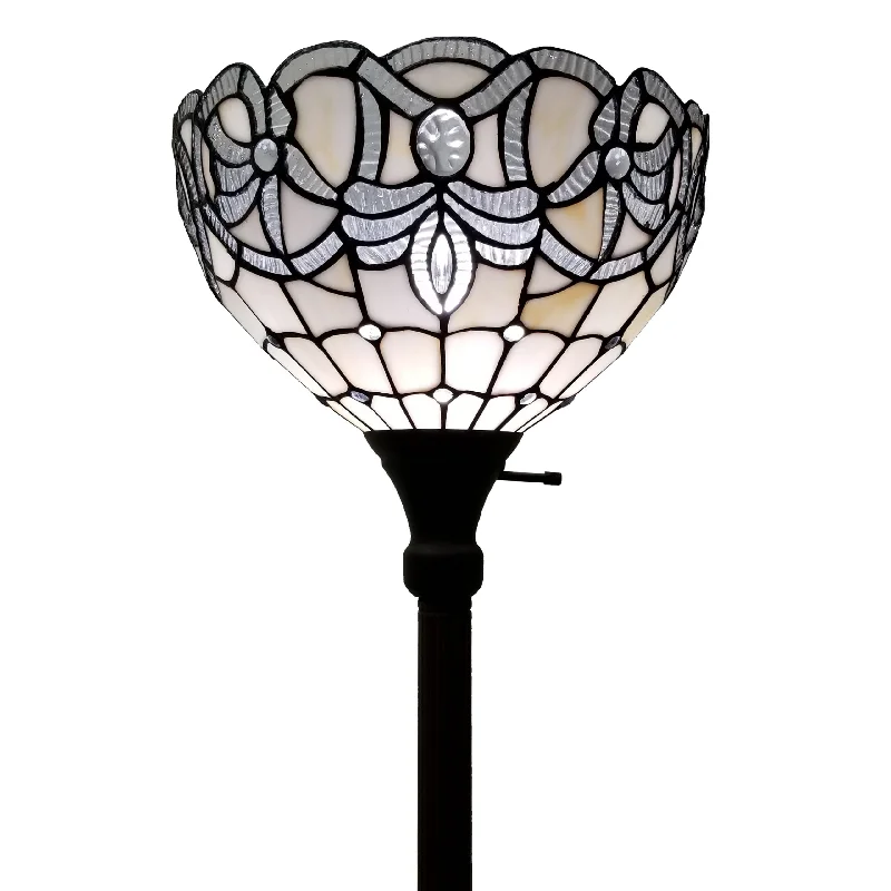 Victorian Style Floor Lamp for Traditional and Elegant InteriorsVictorian Style Floor Lamp for Traditional and Elegant InteriorsAmora Lighting AM284FL12B White Color Torchiere Floor Lamp 72" Tall Victorian Style Floor Lamp for Traditional and Elegant InteriorsVictorian Style Floor Lamp for Traditional and Elegant InteriorsAmora Lighting AM284FL12B White Color Torchiere Floor Lamp 72" Tall