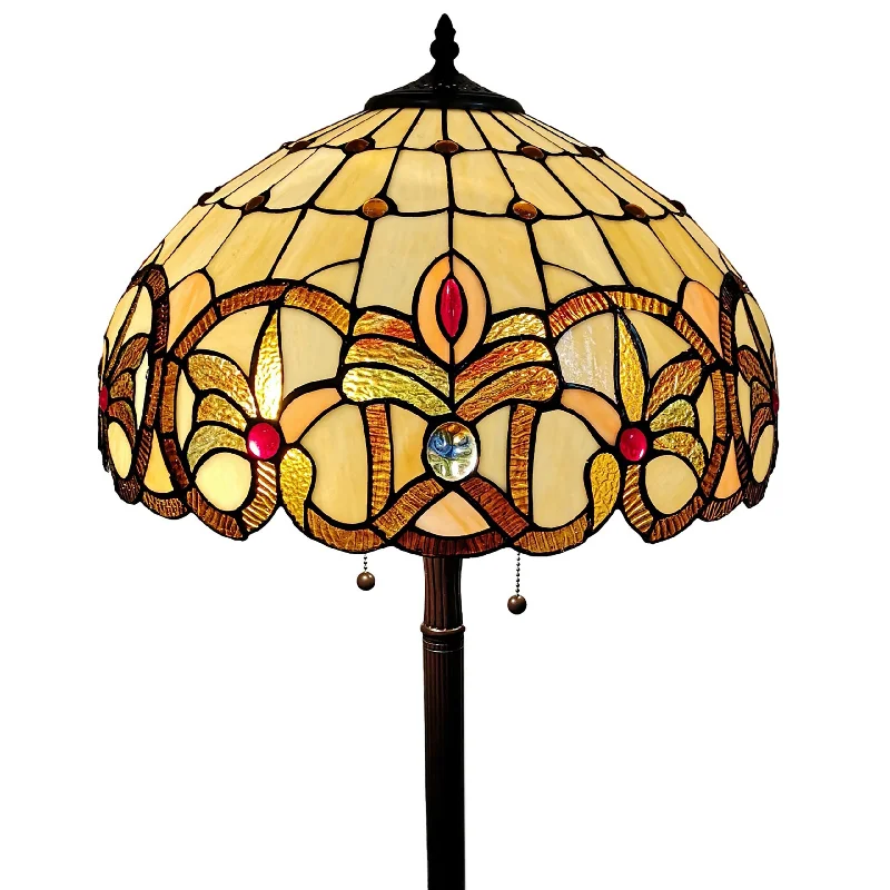 Dimmable Floor Lamp for Adjustable Lighting AmbianceDimmable Floor Lamp for Adjustable Lighting AmbianceAmora Lighting AM358FL18 Tiffany Style Floral Floor Lamp 60" High Dimmable Floor Lamp for Adjustable Lighting AmbianceDimmable Floor Lamp for Adjustable Lighting AmbianceAmora Lighting AM358FL18 Tiffany Style Floral Floor Lamp 60" High