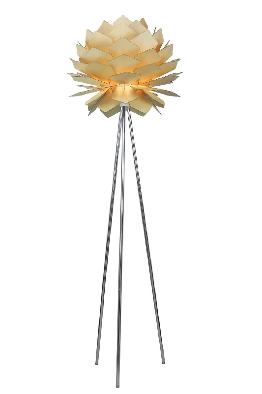 Dimmable Floor Lamp for Adjustable Lighting AmbianceDimmable Floor Lamp for Adjustable Lighting AmbianceBethel International JU07F20W Modern  Lamp Natural Wood
