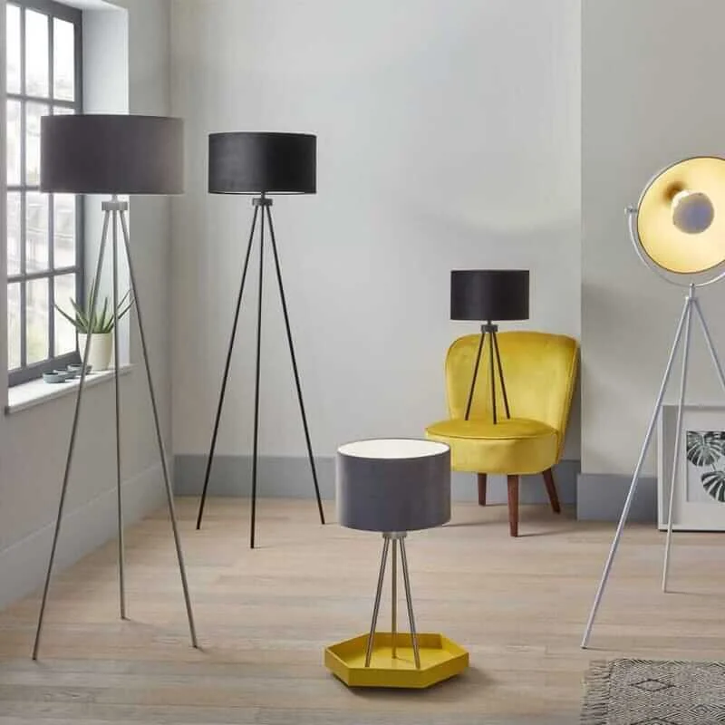 Fabric Floor Lamp with a Linen Shade for a Relaxed AestheticFabric Floor Lamp with a Linen Shade for a Relaxed AestheticBrushed Silver Tripod Floor Lamp Fabric Floor Lamp with a Linen Shade for a Relaxed AestheticFabric Floor Lamp with a Linen Shade for a Relaxed AestheticBrushed Silver Tripod Floor Lamp