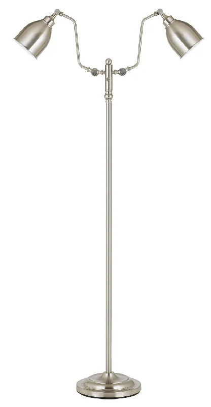 Glass Floor Lamp with Frosted Shades for Soft Diffused LightGlass Floor Lamp with Frosted Shades for Soft Diffused LightCal Lighting BO-2032FL-2L-BS Pharmacy Two Light Floor Lamp Lamp Pewter, Nickel, Silver Glass Floor Lamp with Frosted Shades for Soft Diffused LightGlass Floor Lamp with Frosted Shades for Soft Diffused LightCal Lighting BO-2032FL-2L-BS Pharmacy Two Light Floor Lamp Lamp Pewter, Nickel, Silver