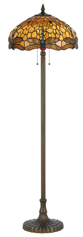 Wood Floor Lamp with Natural Grain for a Warm and Organic FeelWood Floor Lamp with Natural Grain for a Warm and Organic FeelCal Lighting BO-2372FL Tiffany Two Light Floor Lamp Lamp Brass - Antique Wood Floor Lamp with Natural Grain for a Warm and Organic FeelWood Floor Lamp with Natural Grain for a Warm and Organic FeelCal Lighting BO-2372FL Tiffany Two Light Floor Lamp Lamp Brass - Antique