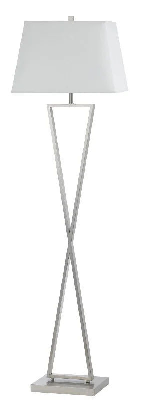 Fabric Floor Lamp with a Linen Shade for a Relaxed AestheticFabric Floor Lamp with a Linen Shade for a Relaxed AestheticCal Lighting LA-8023FL-1-BS One Light Floor Lamp Lamp Pewter, Nickel, Silver Fabric Floor Lamp with a Linen Shade for a Relaxed AestheticFabric Floor Lamp with a Linen Shade for a Relaxed AestheticCal Lighting LA-8023FL-1-BS One Light Floor Lamp Lamp Pewter, Nickel, Silver