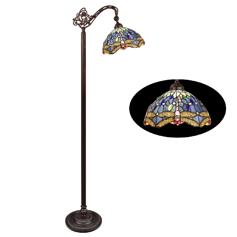 Metal Floor Lamp with a Matte Black Finish for a Sleek LookMetal Floor Lamp with a Matte Black Finish for a Sleek LookChloe Lighting Sunniva Dragonfly-Style 1-Light Reading Floor Lamp 11" Shade Metal Floor Lamp with a Matte Black Finish for a Sleek LookMetal Floor Lamp with a Matte Black Finish for a Sleek LookChloe Lighting Sunniva Dragonfly-Style 1-Light Reading Floor Lamp 11" Shade