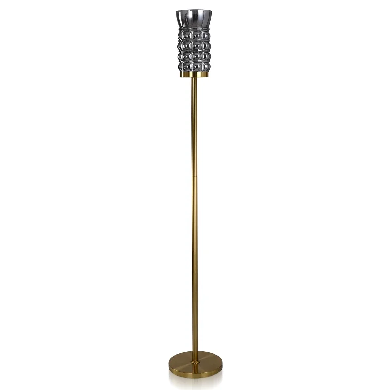 Dimmable Floor Lamp for Adjustable Lighting AmbianceDimmable Floor Lamp for Adjustable Lighting AmbianceDann Foley - Lifestyle Floor Lamp - Polished Brass - Smoked Glass Shade Dimmable Floor Lamp for Adjustable Lighting AmbianceDimmable Floor Lamp for Adjustable Lighting AmbianceDann Foley - Lifestyle Floor Lamp - Polished Brass - Smoked Glass Shade