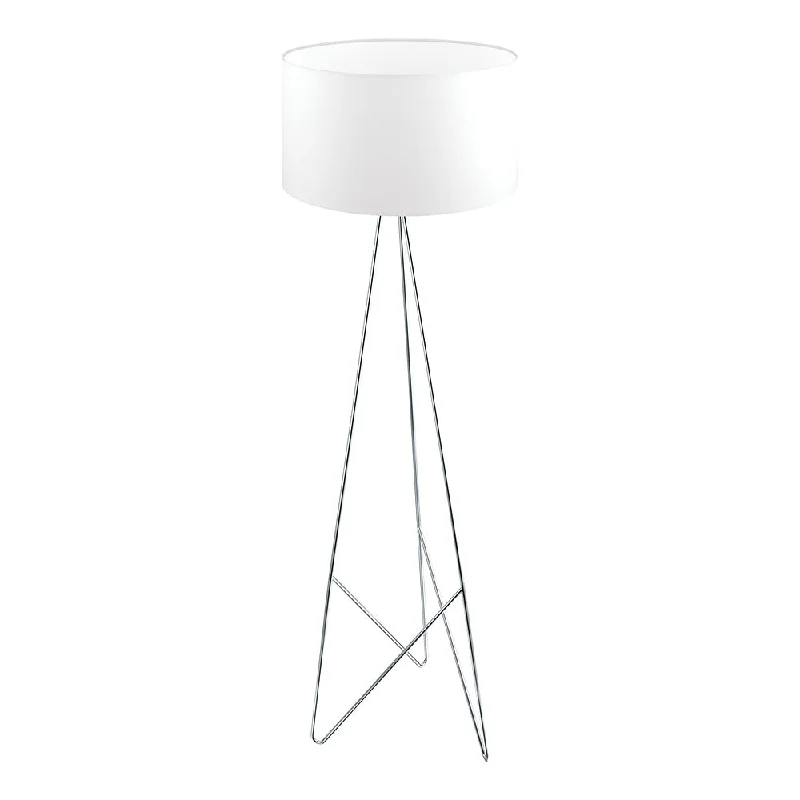 Smart Floor Lamp with Voice Control and Bluetooth ConnectivitySmart Floor Lamp with Voice Control and Bluetooth ConnectivityEglo Lighting 39232A Modern Camporale Lamp Chrome