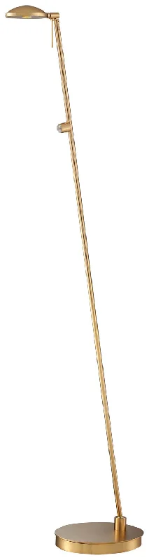 Dimmable Floor Lamp for Adjustable Lighting AmbianceDimmable Floor Lamp for Adjustable Lighting AmbianceGeorge Kovacs Lighting P4334-248 George's Reading Room Led Floor Lamp Lamp Gold, Champ, Gld Leaf Dimmable Floor Lamp for Adjustable Lighting AmbianceDimmable Floor Lamp for Adjustable Lighting AmbianceGeorge Kovacs Lighting P4334-248 George's Reading Room Led Floor Lamp Lamp Gold, Champ, Gld Leaf