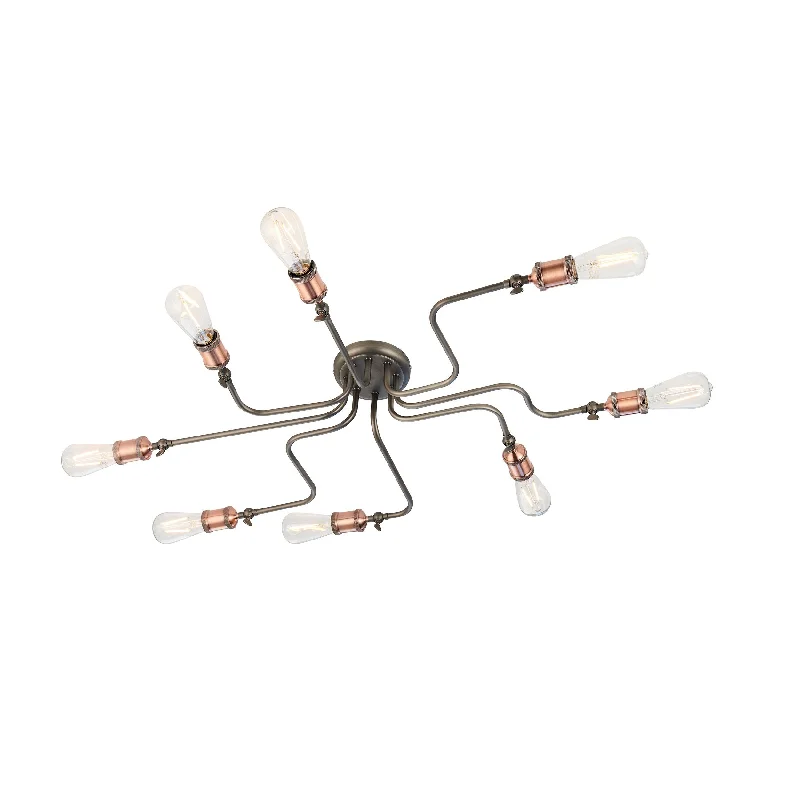 Adjustable Height Floor Lamp for Versatile Lighting NeedsAdjustable Height Floor Lamp for Versatile Lighting NeedsHal 8 Light Industrial Pewter & Copper Semi Flush Ceiling Light Adjustable Height Floor Lamp for Versatile Lighting NeedsAdjustable Height Floor Lamp for Versatile Lighting NeedsHal 8 Light Industrial Pewter & Copper Semi Flush Ceiling Light