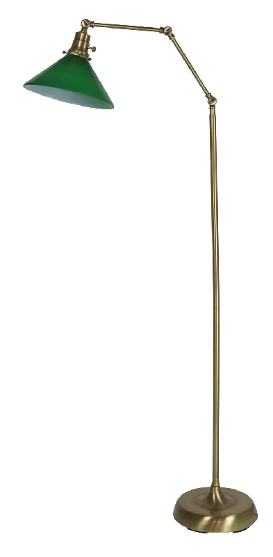 Industrial Style Floor Lamp with Exposed Bulbs for Loft ApartmentsIndustrial Style Floor Lamp with Exposed Bulbs for Loft ApartmentsHouse Of Troy Lighting OT600-AB-GR  Otis Lamp Antique Brass
