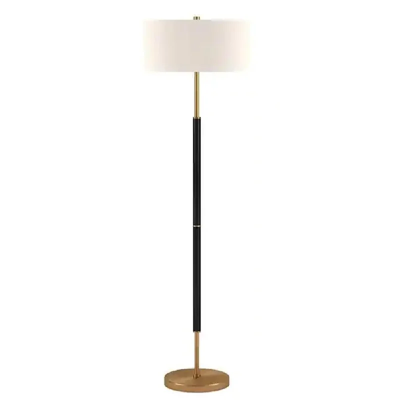 Victorian Style Floor Lamp for Traditional and Elegant InteriorsVictorian Style Floor Lamp for Traditional and Elegant InteriorsMatte Black and Brass Floor Lamp Offwhite FInish - 17" x 61" Victorian Style Floor Lamp for Traditional and Elegant InteriorsVictorian Style Floor Lamp for Traditional and Elegant InteriorsMatte Black and Brass Floor Lamp Offwhite FInish - 17" x 61"