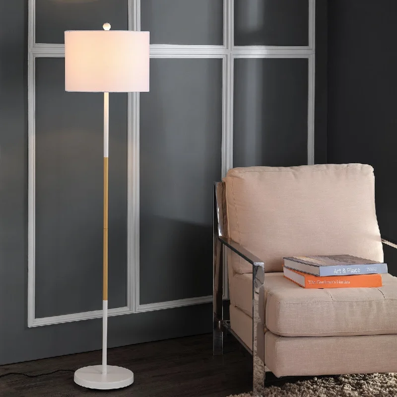 Fabric Floor Lamp with a Linen Shade for a Relaxed AestheticFabric Floor Lamp with a Linen Shade for a Relaxed AestheticSAFAVIEH Lighting Aftina 59-inch White Led Floor Lamp - 14" x 14" x 58.5" - White/Wood Finish - 14Wx14Dx59H Fabric Floor Lamp with a Linen Shade for a Relaxed AestheticFabric Floor Lamp with a Linen Shade for a Relaxed AestheticSAFAVIEH Lighting Aftina 59-inch White Led Floor Lamp - 14" x 14" x 58.5" - White/Wood Finish - 14Wx14Dx59H