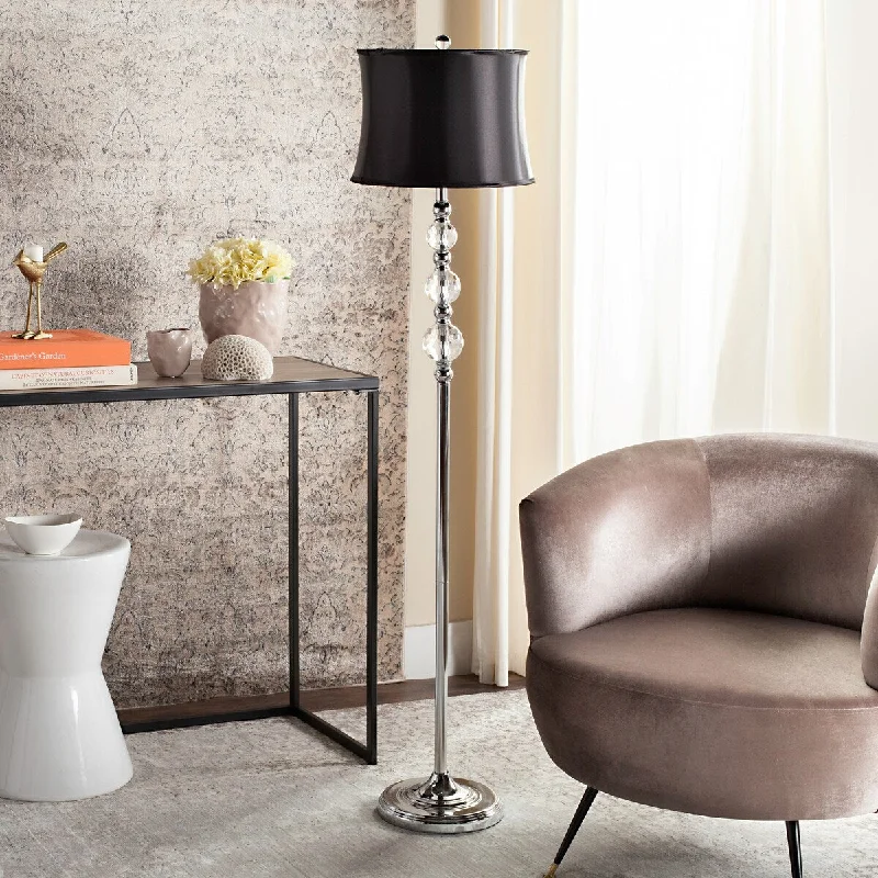 Metal Floor Lamp with a Matte Black Finish for a Sleek LookMetal Floor Lamp with a Matte Black Finish for a Sleek LookSAFAVIEH Lighting Deryn 60-inch Crystal Floor Lamp - 14"x14"x61" - 14Wx14Dx61H Metal Floor Lamp with a Matte Black Finish for a Sleek LookMetal Floor Lamp with a Matte Black Finish for a Sleek LookSAFAVIEH Lighting Deryn 60-inch Crystal Floor Lamp - 14"x14"x61" - 14Wx14Dx61H