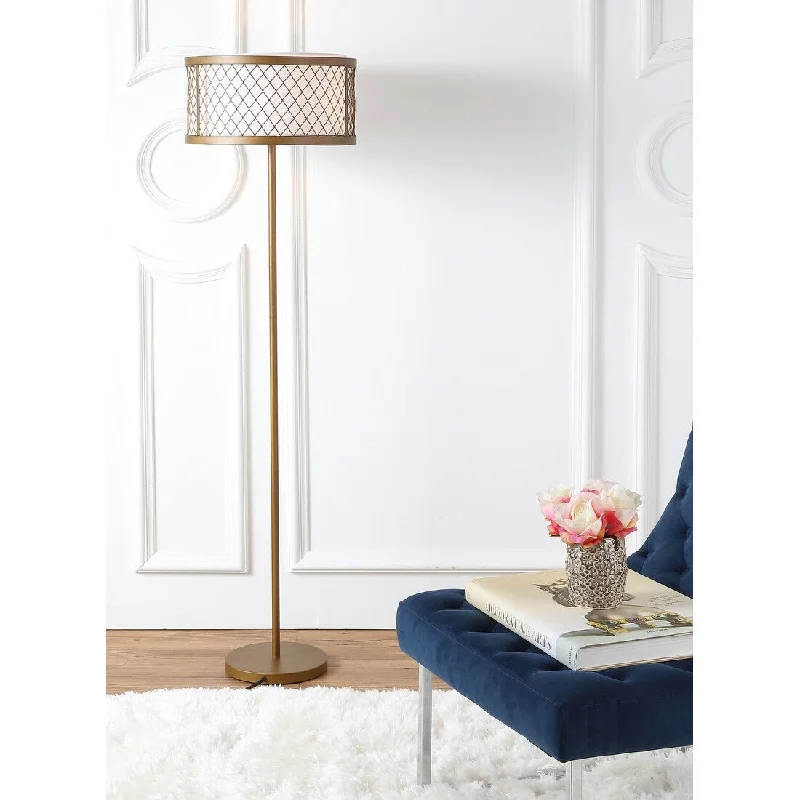 Way Switch Floor Lamp for Multiple Light Intensity Levels Way Switch Floor Lamp for Multiple Light Intensity LevelsSAFAVIEH Lighting Gillian 58-inch Mesh Gold 2-Light Floor Lamp - 16"x16"x58.25" - Antique Gold - 16Wx16Dx58H Way Switch Floor Lamp for Multiple Light Intensity Levels Way Switch Floor Lamp for Multiple Light Intensity LevelsSAFAVIEH Lighting Gillian 58-inch Mesh Gold 2-Light Floor Lamp - 16"x16"x58.25" - Antique Gold - 16Wx16Dx58H