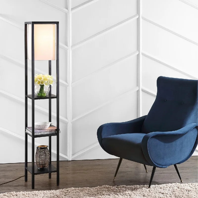 Way Switch Floor Lamp for Multiple Light Intensity Levels Way Switch Floor Lamp for Multiple Light Intensity LevelsSAFAVIEH Lighting Turi 59-inch Shelf Black Led Floor Lamp - 10" x 10" x 58.5" - 10Wx10Dx59H Way Switch Floor Lamp for Multiple Light Intensity Levels Way Switch Floor Lamp for Multiple Light Intensity LevelsSAFAVIEH Lighting Turi 59-inch Shelf Black Led Floor Lamp - 10" x 10" x 58.5" - 10Wx10Dx59H