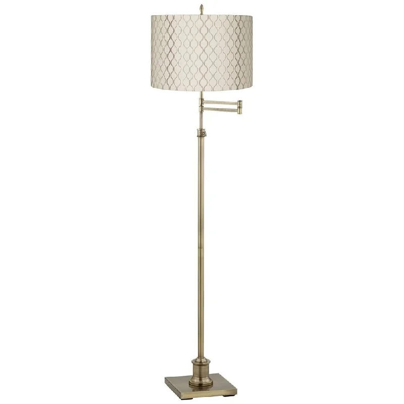 Marble Base Floor Lamp for a Touch of LuxuryMarble Base Floor Lamp for a Touch of LuxurySwing Arm Floor Lamp Antique Brass Embroidered Drum Shade - 16" x 70" Marble Base Floor Lamp for a Touch of LuxuryMarble Base Floor Lamp for a Touch of LuxurySwing Arm Floor Lamp Antique Brass Embroidered Drum Shade - 16" x 70"