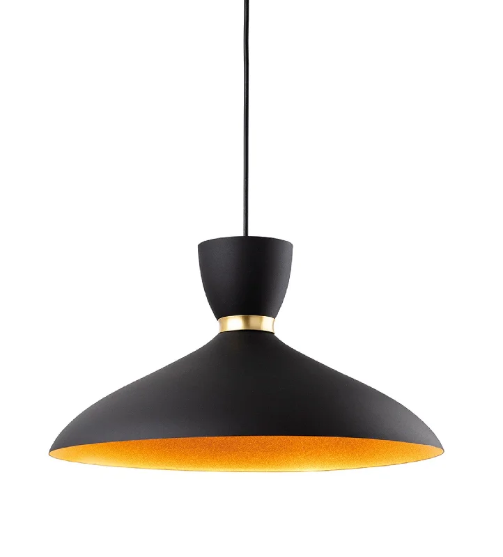 Mid - Century Modern Ceiling Lights with Simple, Sleek LinesMid - Century Modern Ceiling Lights with Simple, Sleek LinesEllis Pendant Black with Matt Gold Inside Mid - Century Modern Ceiling Lights with Simple, Sleek LinesMid - Century Modern Ceiling Lights with Simple, Sleek LinesEllis Pendant Black with Matt Gold Inside