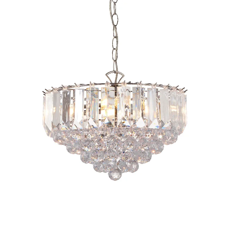 Crystal Ceiling Lights with High - Quality Swarovski CrystalsCrystal Ceiling Lights with High - Quality Swarovski CrystalsFargo 3lt pendant