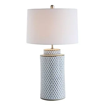 glass table lamps with a frosted surface for soft light diffusionglass table lamps with a frosted surface for soft light diffusionIndigo & White Ceramic Lamp (2 in stock) 20% off until Dec 6