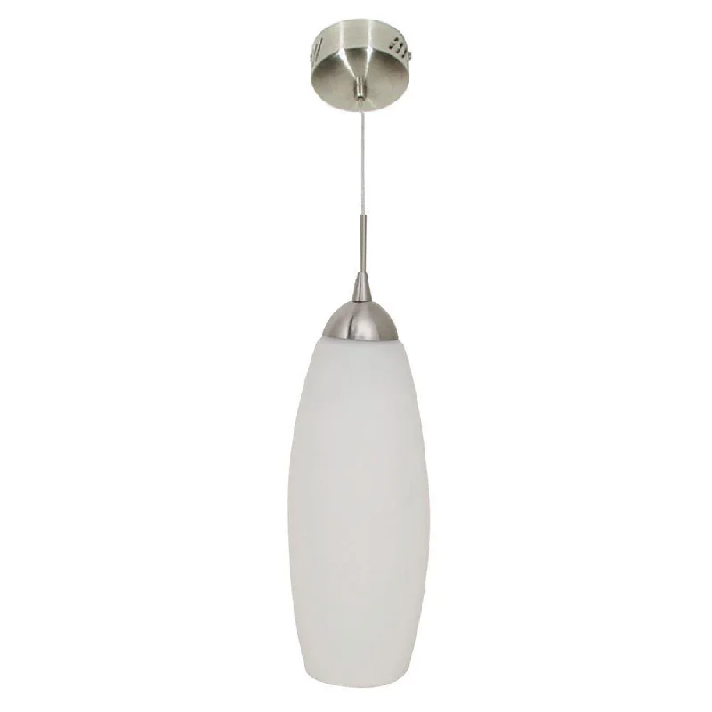 Metal Ceiling Lights in Brass, Copper, Stainless Steel, and IronMetal Ceiling Lights in Brass, Copper, Stainless Steel, and IronInterior 12V Over Counter / Breakfast Bar Pendant (Opal White Frost) White