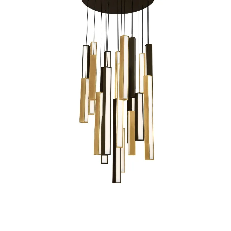 Gothic Ceiling Lights with Dark Metalwork and Pointed ArchesGothic Ceiling Lights with Dark Metalwork and Pointed ArchesChaos LED Pendant