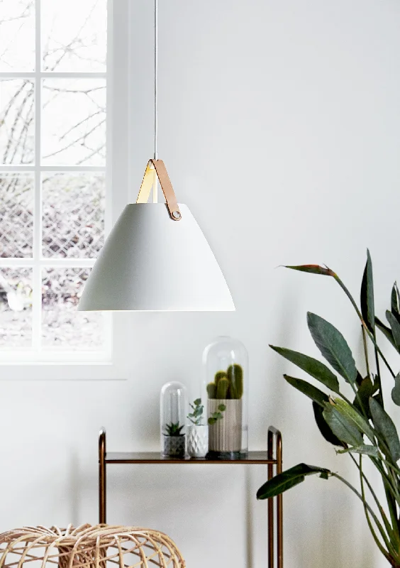 Metal Ceiling Lights in Brass, Copper, Stainless Steel, and IronMetal Ceiling Lights in Brass, Copper, Stainless Steel, and IronStrap 36 Pendant Light