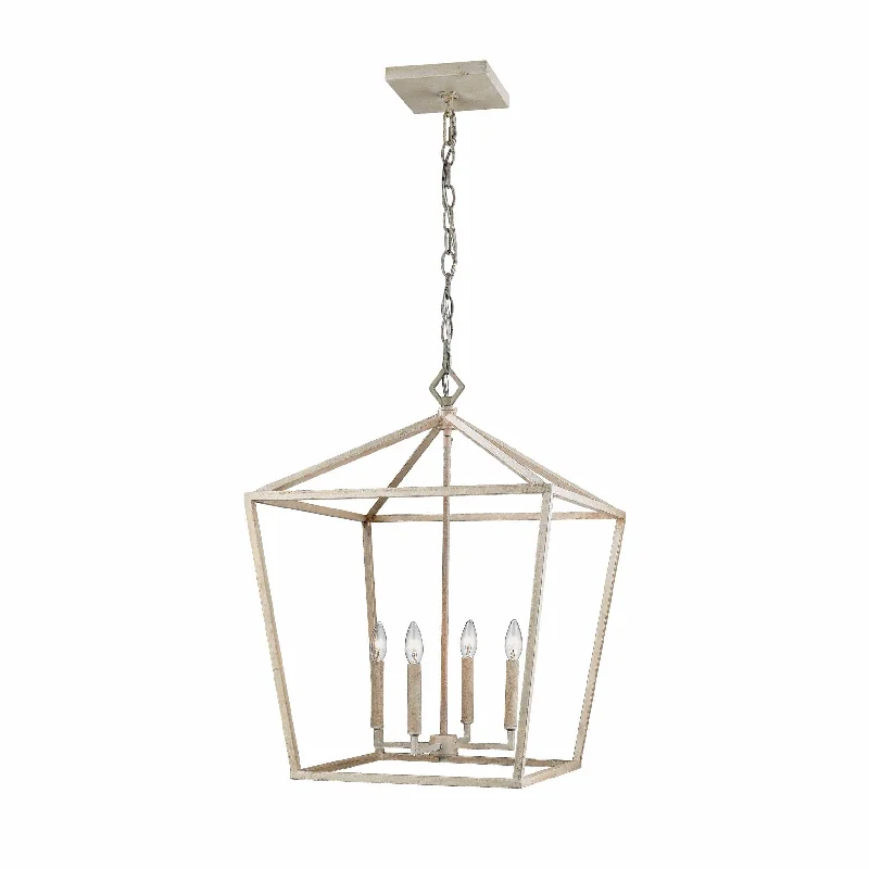 Chinese - Style Ceiling Lights with Red Lantern - Inspired DesignsChinese - Style Ceiling Lights with Red Lantern - Inspired DesignsPendant Fixture - Vintage White - 20in. Diameter - E12 Candelabra Base