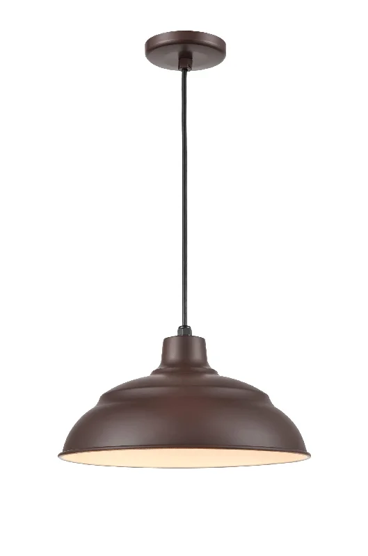 Contemporary Ceiling Lights with Unique, Abstract ShapesContemporary Ceiling Lights with Unique, Abstract ShapesR Series Integrated Warehouse Pendant - Architectural Bronze - 14in. Diameter - 11W Contemporary Ceiling Lights with Unique, Abstract ShapesContemporary Ceiling Lights with Unique, Abstract ShapesR Series Integrated Warehouse Pendant - Architectural Bronze - 14in. Diameter - 11W