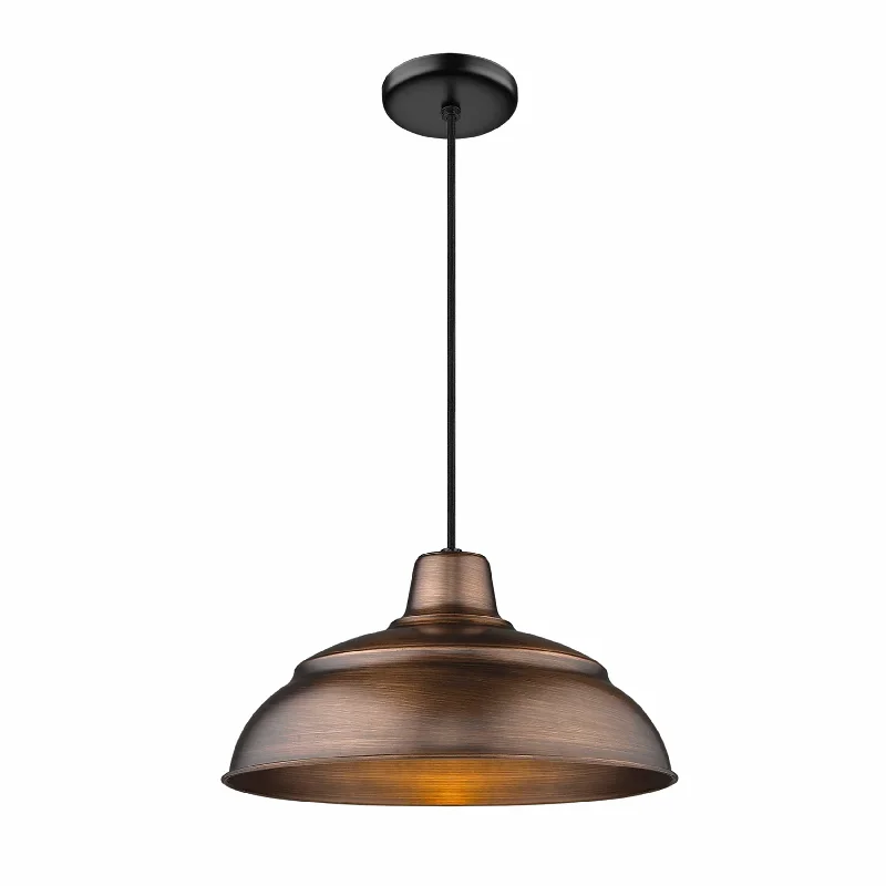 Modern Minimalist Ceiling Lights for Contemporary InteriorsModern Minimalist Ceiling Lights for Contemporary InteriorsR Series Warehouse Pendant - Natural Copper - 14in. Diameter - E26 Medium Base