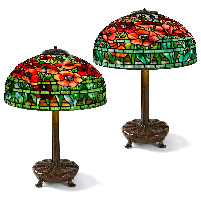 metal table lamps with a matte black finish for a sleek appearancemetal table lamps with a matte black finish for a sleek appearanceTiffany Studios New York Pair of "Oriental Poppy" Table Lamps metal table lamps with a matte black finish for a sleek appearancemetal table lamps with a matte black finish for a sleek appearanceTiffany Studios New York Pair of "Oriental Poppy" Table Lamps