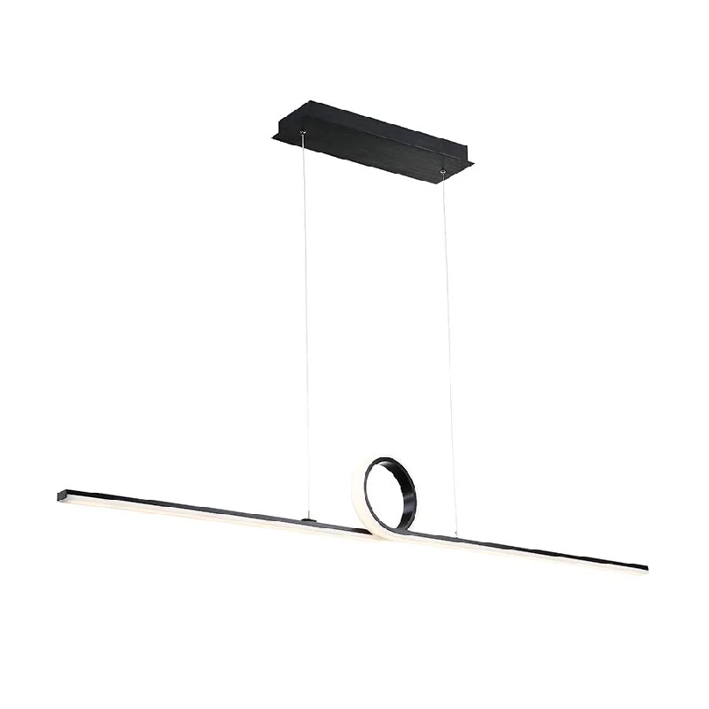 Art Nouveau Ceiling Lights with Organic, Flowing ShapesArt Nouveau Ceiling Lights with Organic, Flowing ShapesWAC Loophole PD-23852-BK Pendant Light - Black